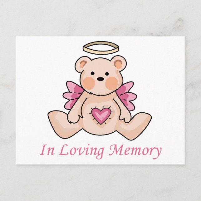 In Loving Memory Postkarte (Vorderseite)