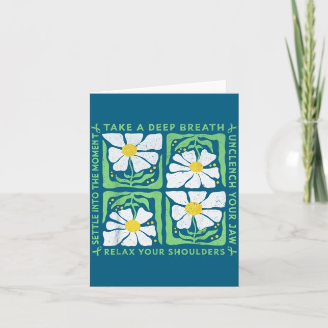 In May We Wear Green Mental Health Awareness  Karte (Vorderseite)