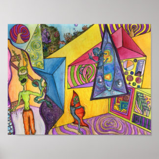 in meine Dimension springen Poster