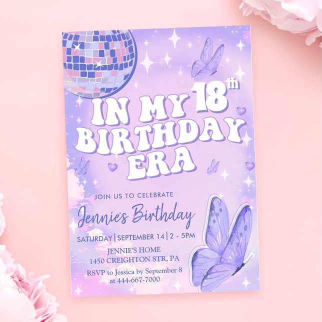 In meinem 18. Geburtstag-Party Einladung (Von Creator hochgeladen)