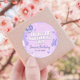 In meinem 18. Geburtstag-Party Runder Aufkleber