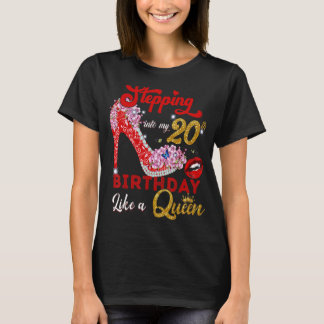 In meinem 20. Geburtstag geht Lika A Queen 20 Jahr T-Shirt