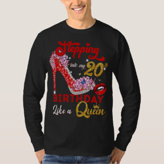 In meinem 20. Geburtstag geht Lika A Queen 20 Jahr T-Shirt