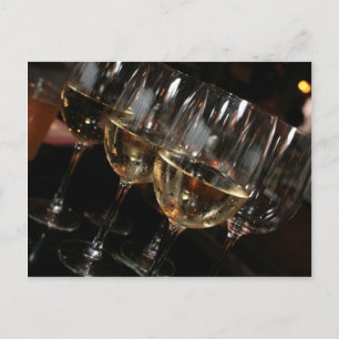 In meinem Alter brauche ich eine Weinbrille Postkarte