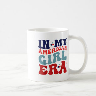 In meinem amerikanischen Mädchen Era Groovy Americ Kaffeetasse