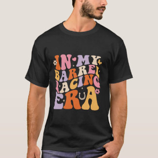 In meinem Barrel Racing Era Groovy Retro Cowgirl B T-Shirt
