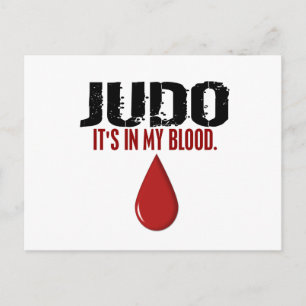 In meinem Blut JUDO Postkarte