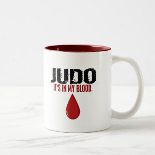 In meinem Blut JUDO Zweifarbige Tasse