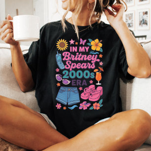 In meinem Britney Spears 00er Jahre Sommer T-Shirt