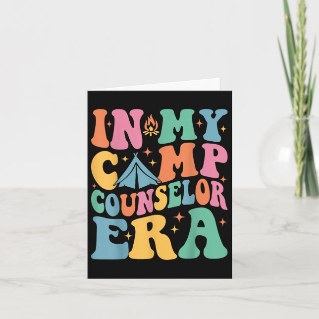 In meinem Camp Counselor Era Groovy Summer Camp Co Karte (Vorderseite)