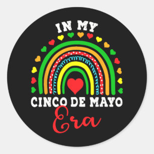 In meinem Cinco De Mayo Era Nacho Average Fiesta P Runder Aufkleber