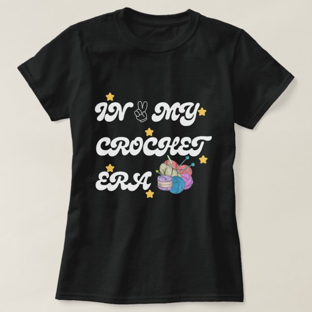 In meinem Crochet-Zeitalter Shirt "Crafter Mama Ge (Design vorne)