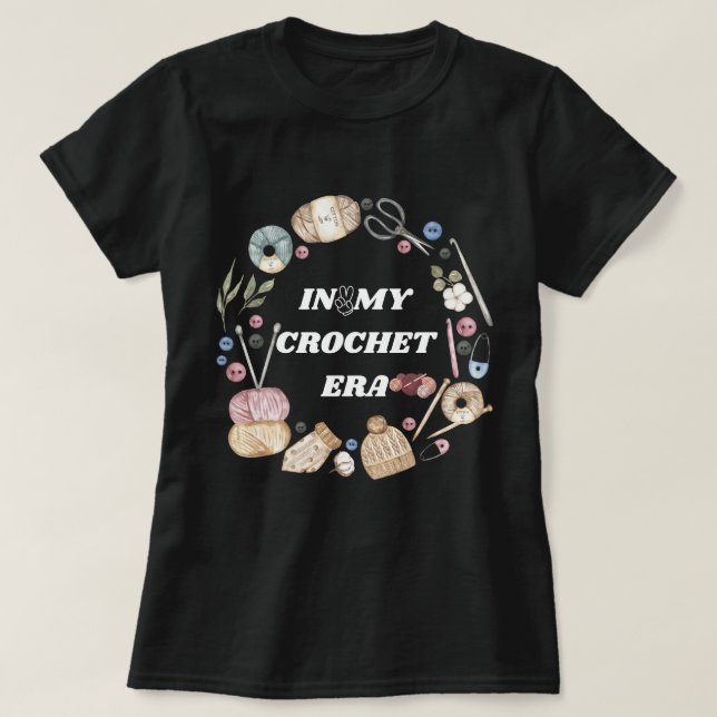 In meinem Crochet-Zeitalter Shirt "Crafter Mama Ge (Design vorne)