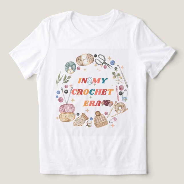 In meinem Crochet-Zeitalter Shirt "Crafter Mama Ge (Design Vorderseite)