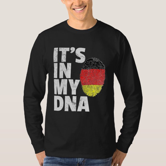 In meinem DNA Deutschland Flaggenstaat National C T-Shirt (Vorderseite)