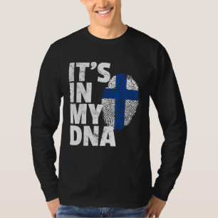 In meinem DNA-Finnland Flaggenland T-Shirt