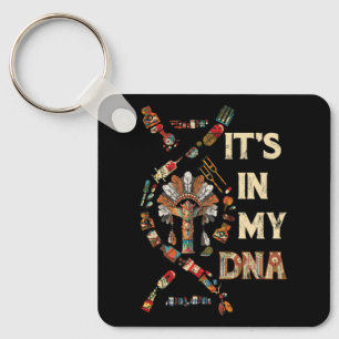 In meinem DNA-Indianer ist es in meiner DNA-DNA, N Schlüsselanhänger
