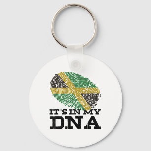 In meinem Dna Jamaika Flag Urlaub Geschenke Schlüsselanhänger