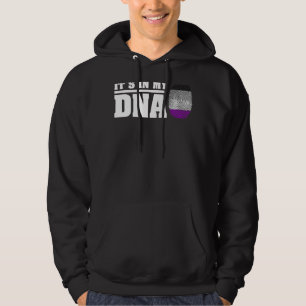 In meinem DNA-Stolz auf Asexualität Flag Ace Pride Hoodie