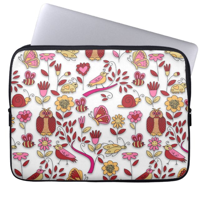 In meinem Gartenschläfchen Laptopschutzhülle (Vorderseite)