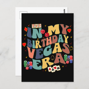 In meinem Geburtstag Vegas Era Urlaub Party Reisen Postkarte