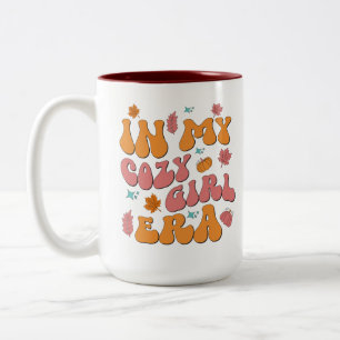 In meinem gemütlichen Mädchenalter Retro Groovy St Zweifarbige Tasse