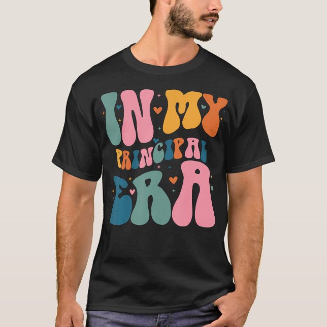 In meinem Hauptalter Groovy Farbe T-Shirt (Vorderseite)