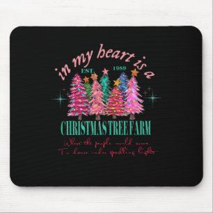 In meinem Herzen ist ein Weihnachtsbaum Xmas Baumf Mousepad