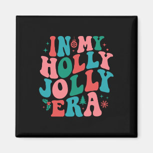 In meinem Holly Xmas Jolly Para Era Retro Christma Magnet