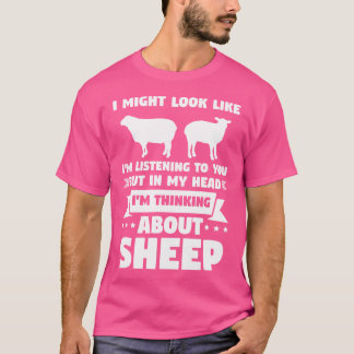 In meinem Kopf denke ich an Schafe T-Shirt