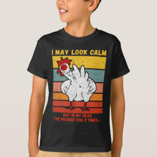 In meinem Kopf habe ich dich 3 Mal gepickt - Hühnc T-Shirt