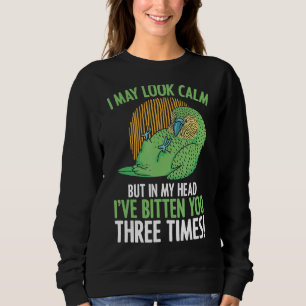 In meinem Kopf habe ich dir 3 Mal Parakeet Budgie  Sweatshirt
