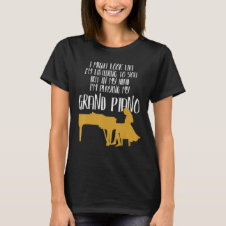 In meinem Kopf spiele ich mein Grand Piano T-Shirt