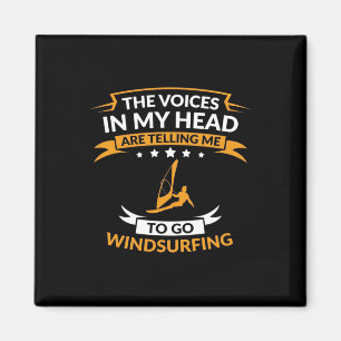 In meinem Kopf Wollte ich, Windsurfen zu gehen Magnet