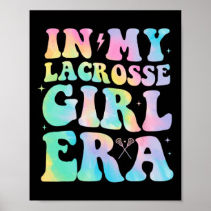 In meinem Lacrosse Girl Era Groovy Retro Funny Poster