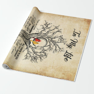 In meinem Leben gibt es Orte, an die ich mich Vint Geschenkpapier