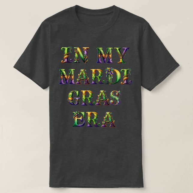 In meinem Mardi gras era Festival T-Shirt TShirt (Design vorne)