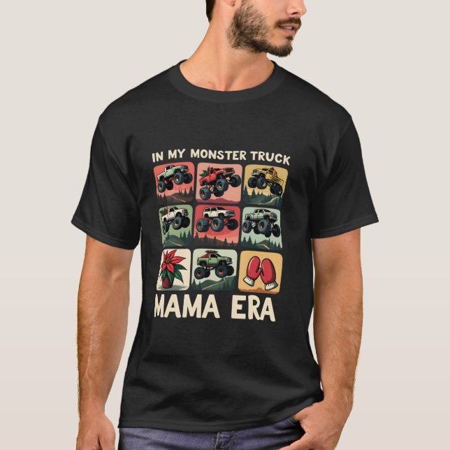 In meinem Monster Truck Mama Era Santa Claus Merry T-Shirt (Vorderseite)