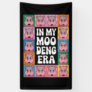 In meinem Moo Deng Era Moo Deng Hippo Lover Banner