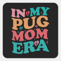 In meinem Mops Mama Era Groovy Retro Geschenk