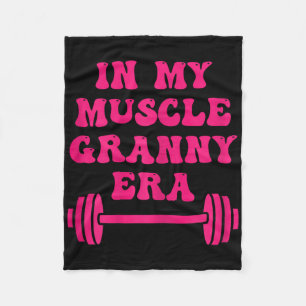In meinem Muskel Granny Era Funny Oma Bodybuilding Fleecedecke