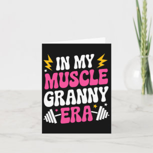In meinem Muskel Granny Era Funny Sport Oma Gym Wo Karte