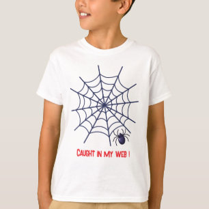 In meinem Netz gefangen – Lustiges Halloween-Spinn T-Shirt