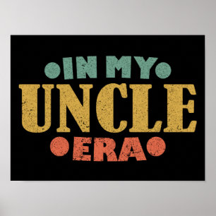 In meinem Onkel Zeitalter Retro Vintage Vatertagsf Poster