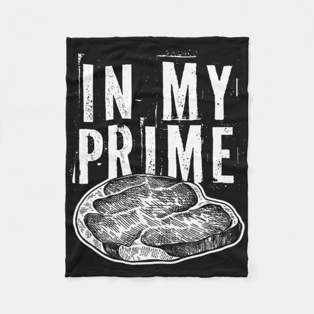 In meinem Prime Beef Fleisch schneiden für Steak F Fleecedecke (Vorderseite)