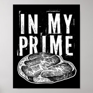 In meinem Prime Beef Fleisch schneiden für Steak F Poster