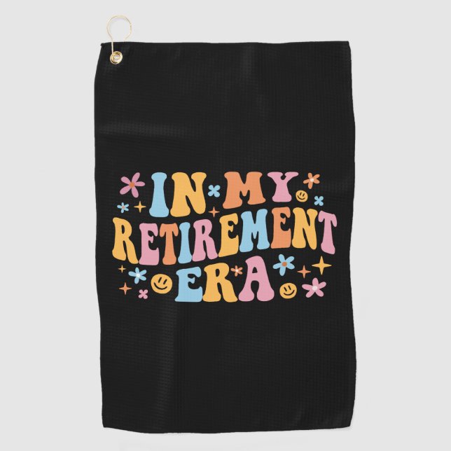 In meinem Rentenalter I Golfhandtuch (Vorderseite)