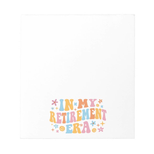 In meinem Rentenalter I Notizblock (Vorderseite)