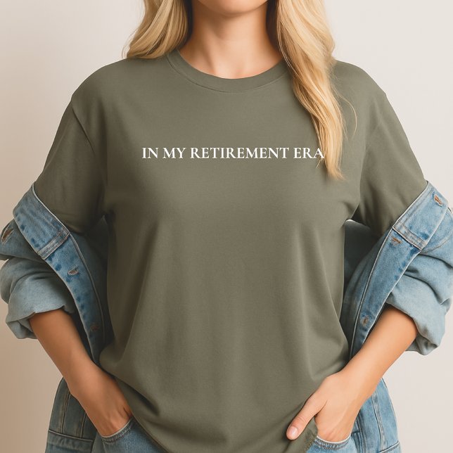 In meinem Ruhestand Zeitalter Shirt Typografie Ges (in my retirement era, retirement shirt, retired sweatshirt, officially retired gift, retirement gift)