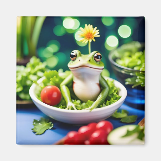 In meinem Salat ist ein Frosch Magnet (Vorne)